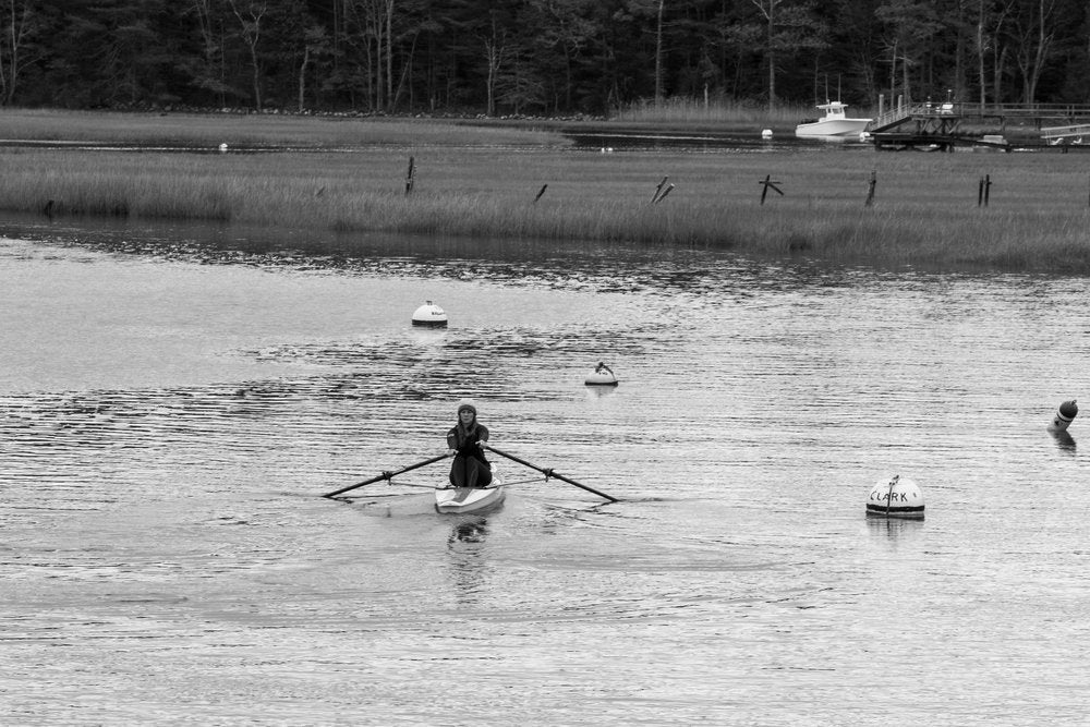 Long Rowing Shell Echo Rowing builds open water rowing shells for recreation and racing